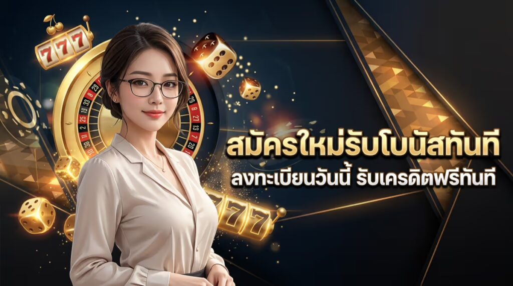 สมัครใหม่รับโบนัสทันที